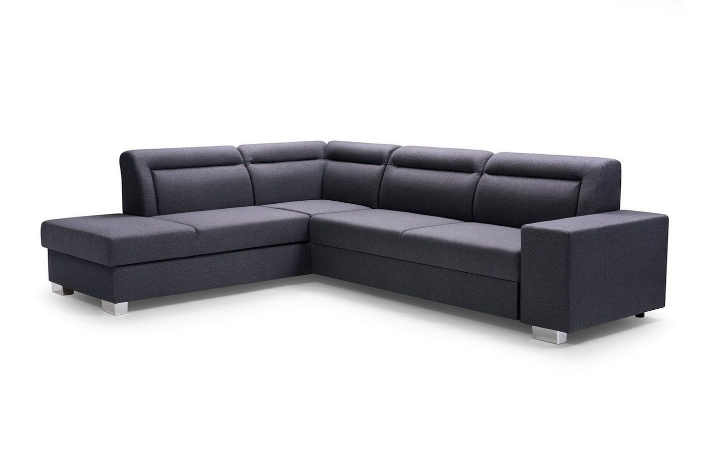 Siblo Ecksofa Großes, elegantes Ecksofa Tecla mit Schlaffunktion von Siblo