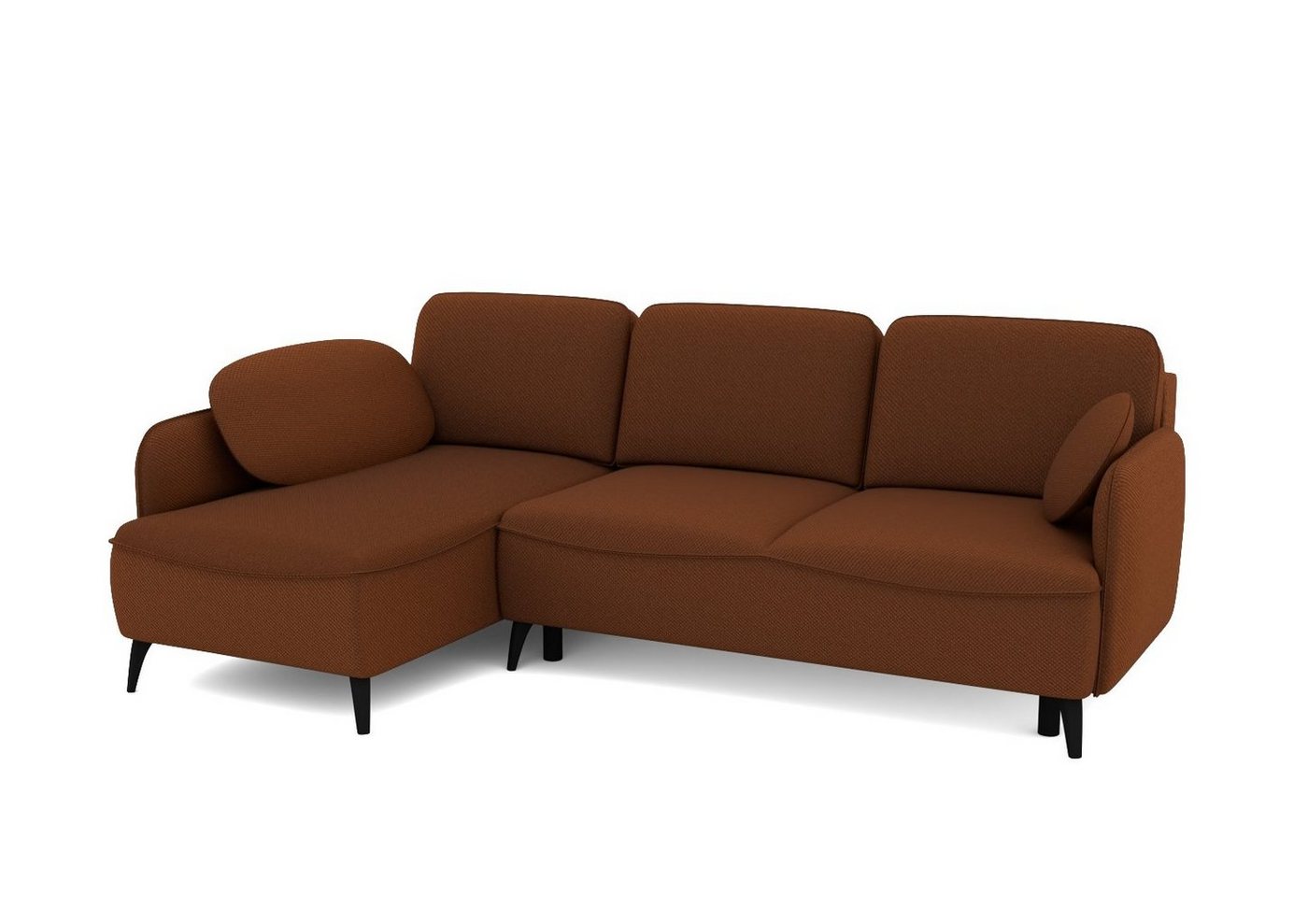 Siblo Ecksofa Judith, Modernes Ecksofa mit Bettkasten, Ecksofa mit Schlaffunktion von Siblo