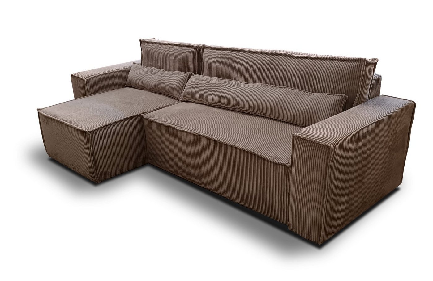 Siblo Ecksofa Modernes Ecksofa Marco mit Schlaffunktion und Bettzeugbehälter - Bequemes Ecksofa - Wohnzimmer, Modernes Ecksofa Marco mit Schlaffunktion und Bettzeugbehälter von Siblo