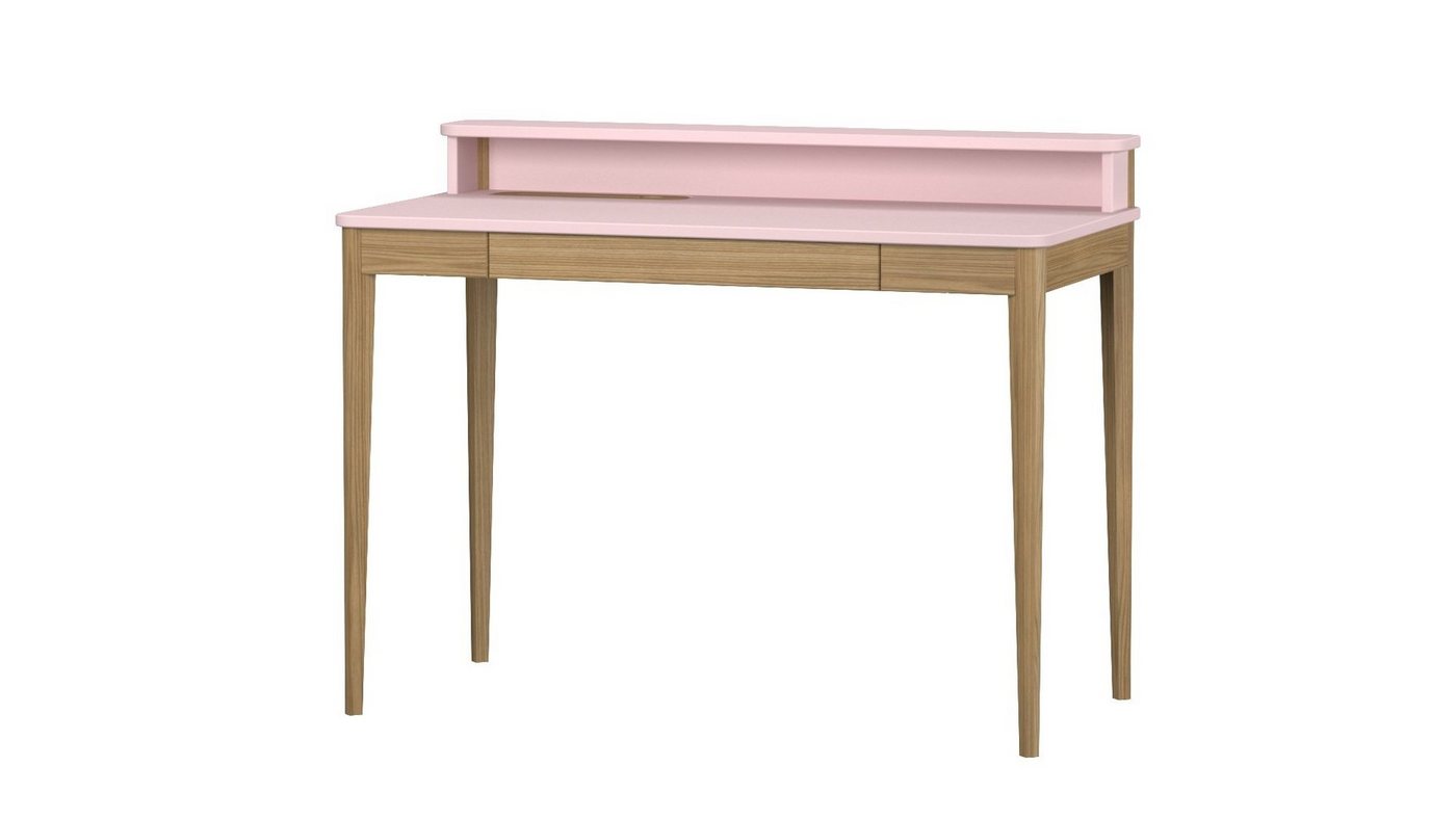 Siblo Schreibtisch Kinderschreibtisch Ashley mit Regal und Schublade - Moderner Schreibtisch - minimalistisches Design - Kinderzimmer - Jugendzimmer - MDF-Platte - Eschenholz (Kinderschreibtisch Ashley mit Regal und Schublade) von Siblo