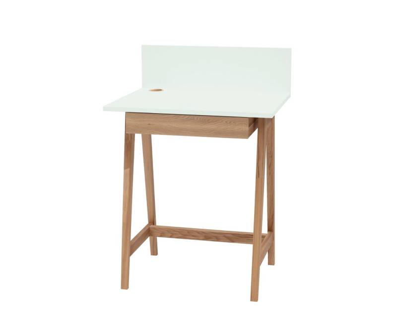 Siblo Schreibtisch Kinderschreibtisch Luke mit Schublade - Bunter Schreibtisch - minimalistisches Design - Kinderzimmer - MDF-Platte - Eschenholz (Kinderschreibtisch Luke mit Schublade) von Siblo