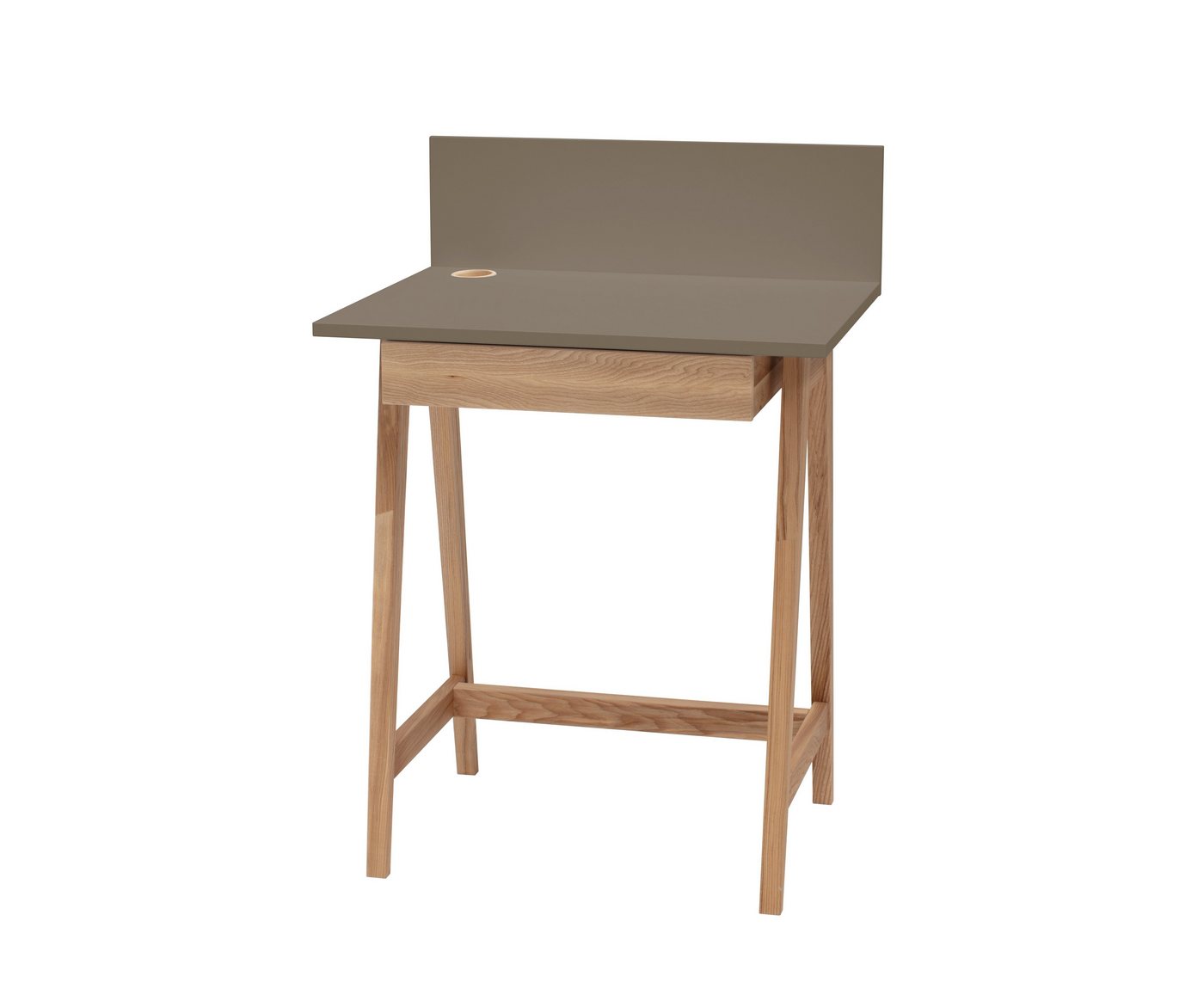 Siblo Schreibtisch Kinderschreibtisch Luke mit Schublade - Bunter Schreibtisch - minimalistisches Design - Kinderzimmer - MDF-Platte - Eschenholz (Kinderschreibtisch Luke mit Schublade) von Siblo