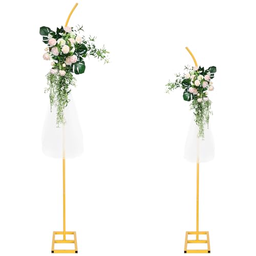 Ballonbogen Ständer 2er Set mit Metall Quadratische Basis Ballonbogen Rahmen Floral Halbbogen Ballon Girlande Ständer für Zeremonie Hochzeit Braut Baby Shower Geburtstag Jahrestag Ballonbogen Ständer 2er Set mit Metall Quadratische Basis Ballonbogen Rahmen Floral Halbbogen Ballon Girlande Ständer für Zeremonie Hochzeit Braut Baby Shower Geburtstag Jahrestag von Sibosen