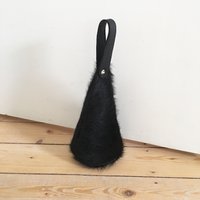 Türstopper Schwarz Aus Kuhfell von SibylleDalan