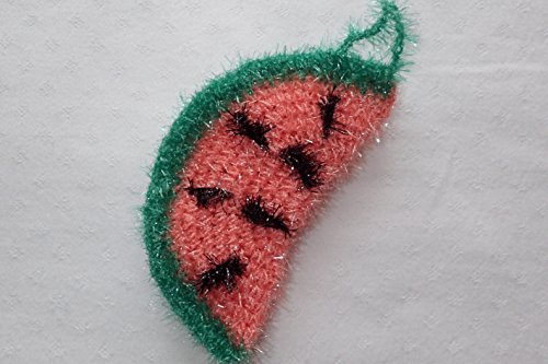 Sibylles Geschenkeartikel Gehäkelter Spülschwämme - Melone von Sibylles Geschenkeartikel