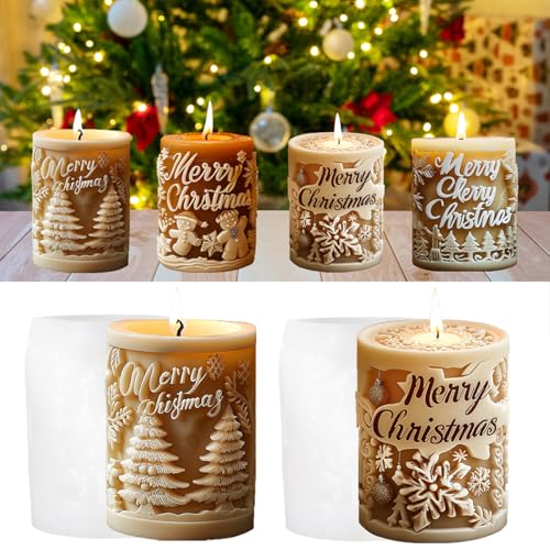 2 Stück Kerzenform Silikon Weihnachten Kerzenformen zum Gießen Silikon Schneeflocke Kerzenform Silikonform Kerze Kerzengießform Kerzen Silikonform Candle Mold Kerzen Formen für Weihnachten Deko (A) 2 Stück Kerzenform Silikon Weihnachten Kerzenformen zum Gießen Silikon Schneeflocke Kerzenform Silikonform Kerze Kerzengießform Kerzen Silikonform Candle Mold Kerzen Formen für Weihnachten Deko (A) von SicaHomy