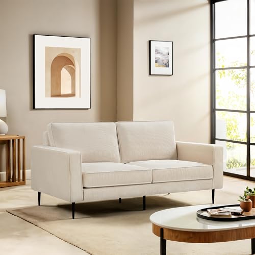 Sicaan Vintage 2-Sitzer-Sofa Oskar beige Cord von Sicaan