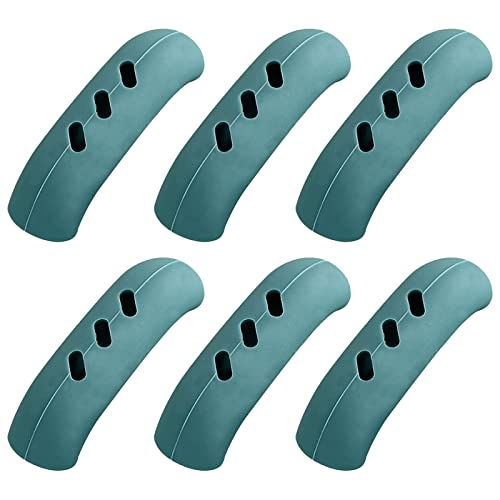 Sicheii 6 Stück Silikongriff für Gusseisen-Bratpfanne, Gusseisen-Griffabdeckung, rutschfeste Topfgriffabdeckungen hitzebeständig, Assistent Pfannengriffhülsen, Hot Handle Holder Grip (Grün) von Sicheii