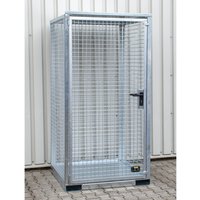 Bauer® Gasflaschen-Container, mit Staplertaschen, max. 16 Gasflaschen, Gitterrostboden von Bauer®