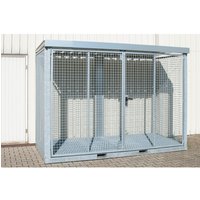 Bauer® Gasflaschen-Container, mit Staplertaschen, max. 78 Gasflaschen, Gitterrostboden Bauer® Gasflaschen-Container, mit Staplertaschen, max. 78 Gasflaschen, Gitterrostboden von Bauer®