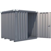 Gasflaschen-Container SGL, BxT 2.100 x 2.100 mm, Tür stirnseitig, 2-flügelig von BOS®