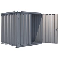 BOS® Gasflaschen-Container SGL, BxT 2.100 x 2.100 mm, Tür stirnseitig, 2-flügelig von BOS®