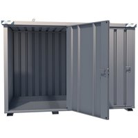 Gasflaschen-Container SGL, BxT 2.100 x 3.100 mm, Tür längsseitig, 2x 1-flügelig von BOS®