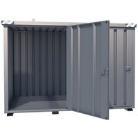 BOS® Gasflaschen-Container SGL, BxT 2.100 x 3.100 mm, Tür längsseitig, 2x 1-flügelig von BOS®