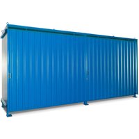 Bauer® Regalcontainer für 12x EP / 8x CP3, 2 Ebenen, 2 Schiebetüren, lichtblau von Bauer®
