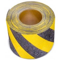 Mehlhose m2-Antirutschbelag™ Warnmarkierung, Rolle, Breite 150 mm, gelb-schwarz von Mehlhose