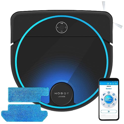 Sichler Exclusive Hobot Saugroboter: HOBOT LEGEE 7 Multiroom-Wisch- und Saug-Roboter mit WLAN, Lidar (Saug und Wischroboter, Legee 7 App, Bodenreiniger) von Sichler Exclusive