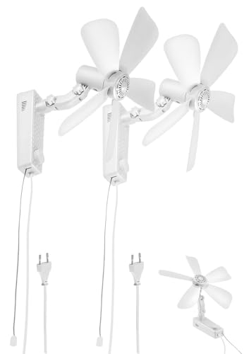 Sichler Haushaltsgeräte Zimmerventilator: 2er-Set Wand-Ventilator mit Oszillation,Ø 43cm,20W,Neigung einstellbar (3-Stufen-Ventilator, Wohnraumventilatoren, Deckenventilator) von Sichler Haushaltsgeräte