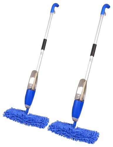 Sichler Haushaltsgeräte Bodenwischer Profi: 2er-Set Nass-Trocken-Bodenwischer, Sprühfunktion, 700ml Wassertank (Nass-Trocken-Wischer, Sprüh Wischmop, Scheibenwischer) von Sichler Haushaltsgeräte