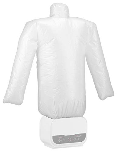 Sichler Haushaltsgeräte Hemdenbügler: Digitale 2in1-Bügelpuppe mit Warmluft-Gebläse; Timer; 1.200 Watt (Bügelmaschine, Bügelpuppe mit Wärme-Lüfter, Wäscheleine) von Sichler Haushaltsgeräte