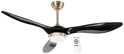 Sichler Haushaltsgeräte Decken Ventilator Lampe: 2in1-Deckenventilator & LED-Lampe, 1000 lm, Timer, bürstenloser Motor (Ventilatorlampe, Deckenventilator beleuchtet, Tischventilator) von Sichler Haushaltsgeräte