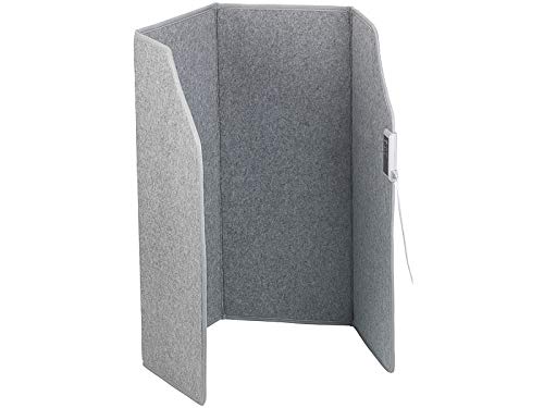 Sichler Haushaltsgeräte Infrarot Paravent: Faltbares Fern-Infrarot-Heizpanel, bis 65 °C, 400 Watt, Größe L (Heizpaneel, Infrarotheizplatte, Beheizbare Fußboden Matte) von Sichler Haushaltsgeräte