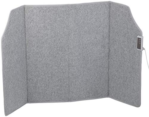 Sichler Haushaltsgeräte Infrarot Paravent: Faltbares Fern-Infrarot-Heizpanel, bis 65 °C, 400 Watt, Größe L (Heizpaneel, Infrarotheizplatte, Beheizbare Fußboden Matte) von Sichler Haushaltsgeräte