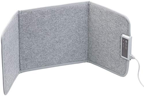 Sichler Haushaltsgeräte Faltbare Infrarotheizung: Faltbares Fern-Infrarot-Heizpanel, bis 65 °C, 85 Watt, Größe S (Infrarot Heizwand, Heizpaneel, Beheizbare Fußboden Matte) von Sichler Haushaltsgeräte