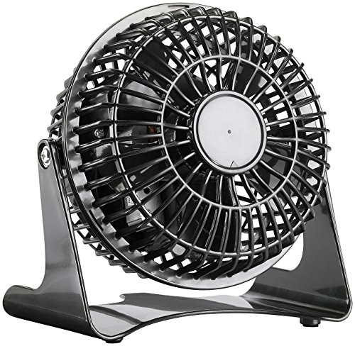 Sichler Haushaltsgeräte Kleiner Tischventilator: Kompakter Tisch-Ventilator VT-111.T, 14 Watt, Ø 11 cm (Tischlüfter, Kompakter Tischventilator, Turmventilator) von Sichler Haushaltsgeräte