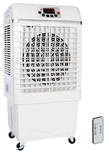 Sichler Haushaltsgeräte Aircooler: 2in1-Luftkühler & Luftbefeuchter mit Ionisator, 26 Liter, 100 W, 25 m² (Klimagerät mit Luftbefeuchter, Luftreiniger und Luftkühler, Klimaanlage ohne Schlauch) von Sichler Haushaltsgeräte