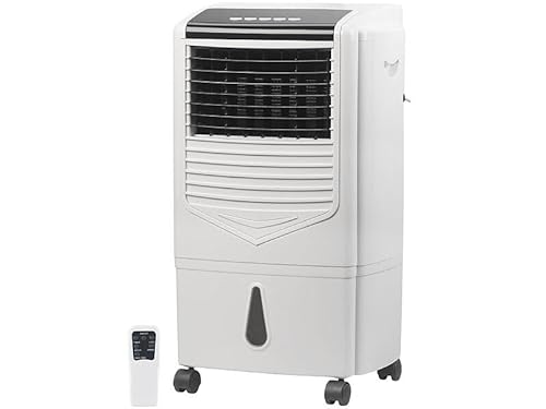 Sichler Haushaltsgeräte Kühler: Verdunstungs-Luftkühler mit Oszillation und Timer, 15 Liter, 70 Watt (Klimagerät ohne Schlauch, Luftkühler Klimageräte, Klimaanlage Abluftschlauch) von Sichler Haushaltsgeräte