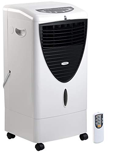 Sichler Haushaltsgeräte Raumluftkühler: 3in1-Luftkühler, befeuchter und Ionisator, 20 l, 150 W, 800 ml/h (Oszillation Klimagerät, Oszillation Luftkühler, Klimaanlage ohne Abluftschlauch) von Sichler Haushaltsgeräte