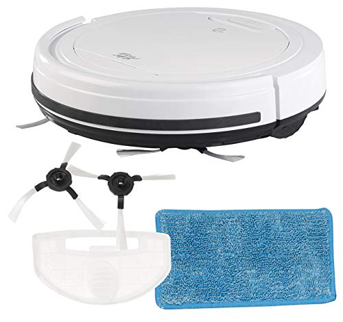 Sichler Haushaltsgeräte Staubsaugroboter: Staubsauger-Roboter mit Bürst- und Wisch-Funktion, Filter, 1.500 mAh (Reinigungsroboter, Bodensauger, Wischfunktion) von Sichler Haushaltsgeräte