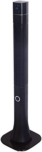 Sichler Haushaltsgeräte Ventilator leise: 3-stufiger Design-Turmventilator mit Ionisator, 75°-Oszillation, 60 W (Ventilator mit Timer, mit Luftreinigung, Luftkühler) von Sichler Haushaltsgeräte