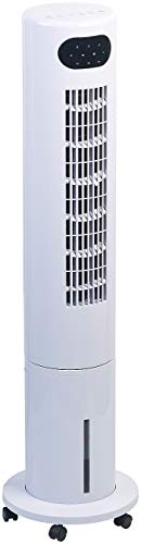Sichler Haushaltsgeräte Ventilator mit Kühlung: 3in1-Turmventilator, Luftkühler & -befeuchter, 80° Oszillation, 40 W (Ventilator mit Kühlfunktion, Turmventilator mit Kühlung) von Sichler Haushaltsgeräte