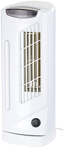 Sichler Haushaltsgeräte Rotorloser Ventilator: Tisch-Säulenventilator VT-130.T mit 90°-Oszillation, 3 Stufen, 25 W (Tower-Ventilator, Ventilator ohne Rotorblätter, Kühler) von Sichler Haushaltsgeräte
