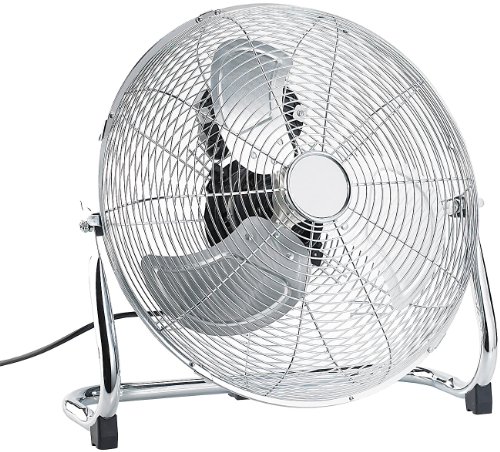 Sichler Haushaltsgeräte starker Ventilator: Vollmetall-Bodenventilator, 3 Geschwindigkeitsstufen, 100 W, Ø 45 cm (Boden Windmaschine, starker Bodenventilator, Luftkühler) von Sichler Haushaltsgeräte