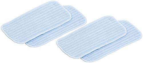 Sichler Haushaltsgeräte Zubehör zu Nass-Wisch Staubsauger: 4er-Set Ersatz-Wischpads für Akku-Zyklon-Staubsauger BHS-520.ak (Handstaubsauger mit Wischfunktion, Zyklon-Handstaubsauger Akku) von Sichler Haushaltsgeräte