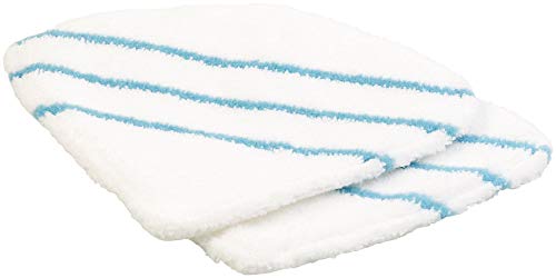 Sichler Haushaltsgeräte Zubehör zu Haushalts-Dampfreiniger: 2er-Set Ersatz-Mikrofaser-Bezüge für klappbaren Dampfbesen DB-340 (V2) (Hand-Dampfreiniger mit Dampfmopps) von Sichler Haushaltsgeräte