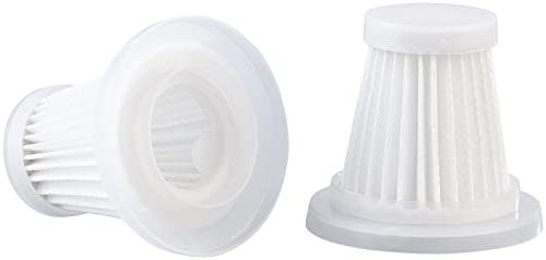 Sichler Haushaltsgeräte Zubehör zu Trocken Handstaubsauger: 2er-Set Ersatz-HEPA-Filter für Akku-Handstaubsauger BHS-720.ak (Akku-Mini, Kabellose, Tastatur) von Sichler Haushaltsgeräte