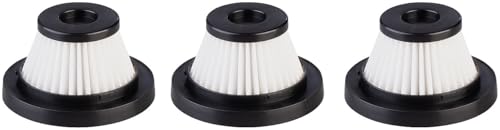 Sichler Haushaltsgeräte Zubehör zu Camping-Handstaubsauger: 3er-Set HEPA-Filter für Akku-Handstaubsauger BHS-730.ak/BHS-740.ak (4in1 Akku, mit Vakuumfunktion, Kfz Ladegerät) von Sichler Haushaltsgeräte