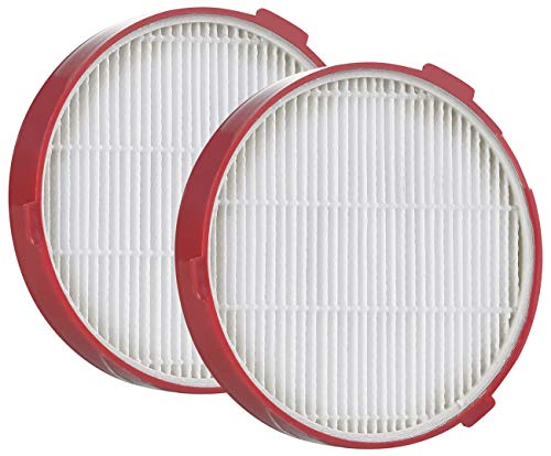 Sichler Haushaltsgeräte Zubehör zu Staubsauger mit Bürste: 2er-Set Ersatz-HEPA-Filter für 2in1-Akku-Zyklon-Staubsauger BHS-550.ak (mit Elektrobürsten, Akkusauger mit Bürste, Senioren Handy) von Sichler Haushaltsgeräte