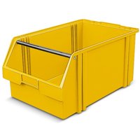 Sichtlagerkästen aus Polystyrol, HxBxT 230 x 300 x 500 mm, gelb Sichtlagerkästen aus Polystyrol, HxBxT 230 x 300 x 500 mm, gelb von LA-KA-PE