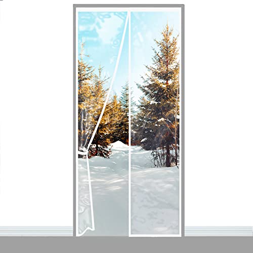 Klimaanlage Fliegenvorhang 75x190cm, Magnetische Türgitter, Kälteschutz und Wärmeschutz im Winter, Ideal für die Nutzung von Klimaanlagen im Sommer, Kinderleichte Klebemontage Ohne Bohren Klimaanlage Fliegenvorhang 75x190cm, Magnetische Türgitter, Kälteschutz und Wärmeschutz im Winter, Ideal für die Nutzung von Klimaanlagen im Sommer, Kinderleichte Klebemontage Ohne Bohren von Sichtschutz
