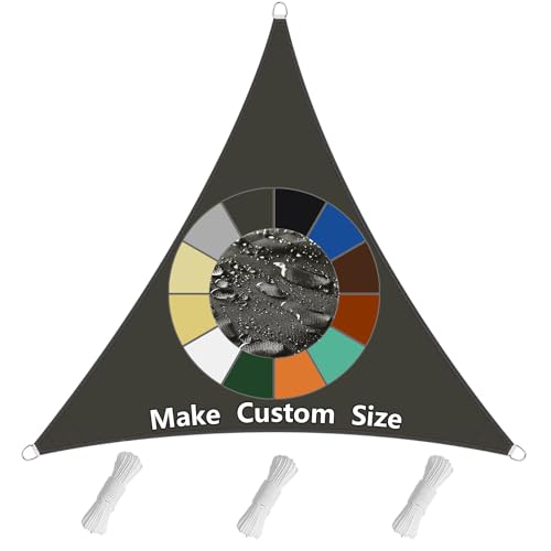 Sonnenschutz Segel 6x6x6M, Segeltuch Pergola, wetterbeständiger UV-Schutz, inkl Befestigungsseile für Garten und Balkon, Sand - Dunkelgrau Sonnenschutz Segel 6x6x6M, Segeltuch Pergola, wetterbeständiger UV-Schutz, inkl Befestigungsseile für Garten und Balkon, Sand - Dunkelgrau von Sichtschutz