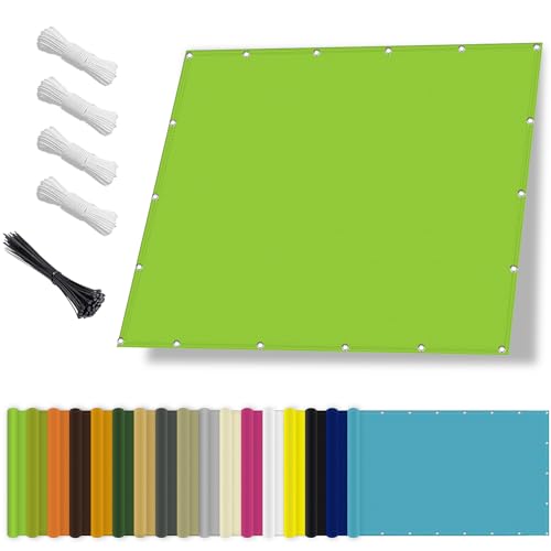 Sonnensegel wasserdicht 1x2.3M,Sonnenschutz- und Wetterschutz-Markise, UV-Schutz Schattiernetz mit Ösen und Kordel für Garten und Terrasse-Grün Sonnensegel wasserdicht 1x2.3M,Sonnenschutz- und Wetterschutz-Markise, UV-Schutz Schattiernetz mit Ösen und Kordel für Garten und Terrasse-Grün von Sichtschutz