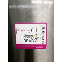 2022-2026 Ramapo Countdown Magnete-Hot Pink von SicklesAndFigs