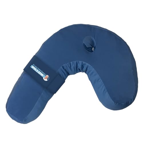 Side Sleeper Kissen für Seitenschläfer gegen Schnarchen - ergonomisches Nackenstützkissen aus Memoryschaum zur Entspannung der Halswirbelsäule - mit Bezug - 42 x 37 x 15 cm von Side Sleeper