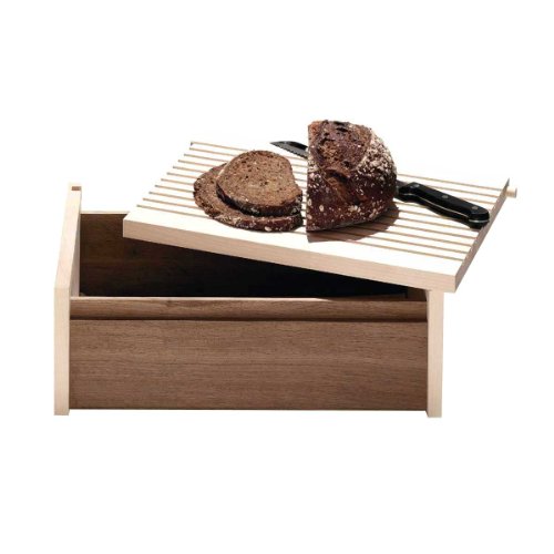 Side by Side Brotkasten Holz braun 40011 von Side by Side