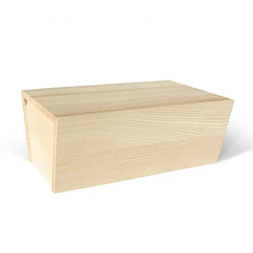 Side by Side - Brotkasten - Moin! - Eschenholz - H x B x T: 13 x 33 x 21 cm von Side by Side
